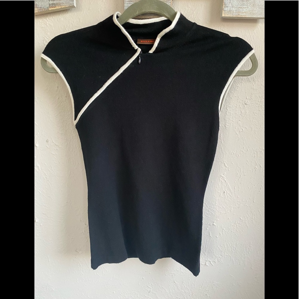 Barami Zip Collar Top